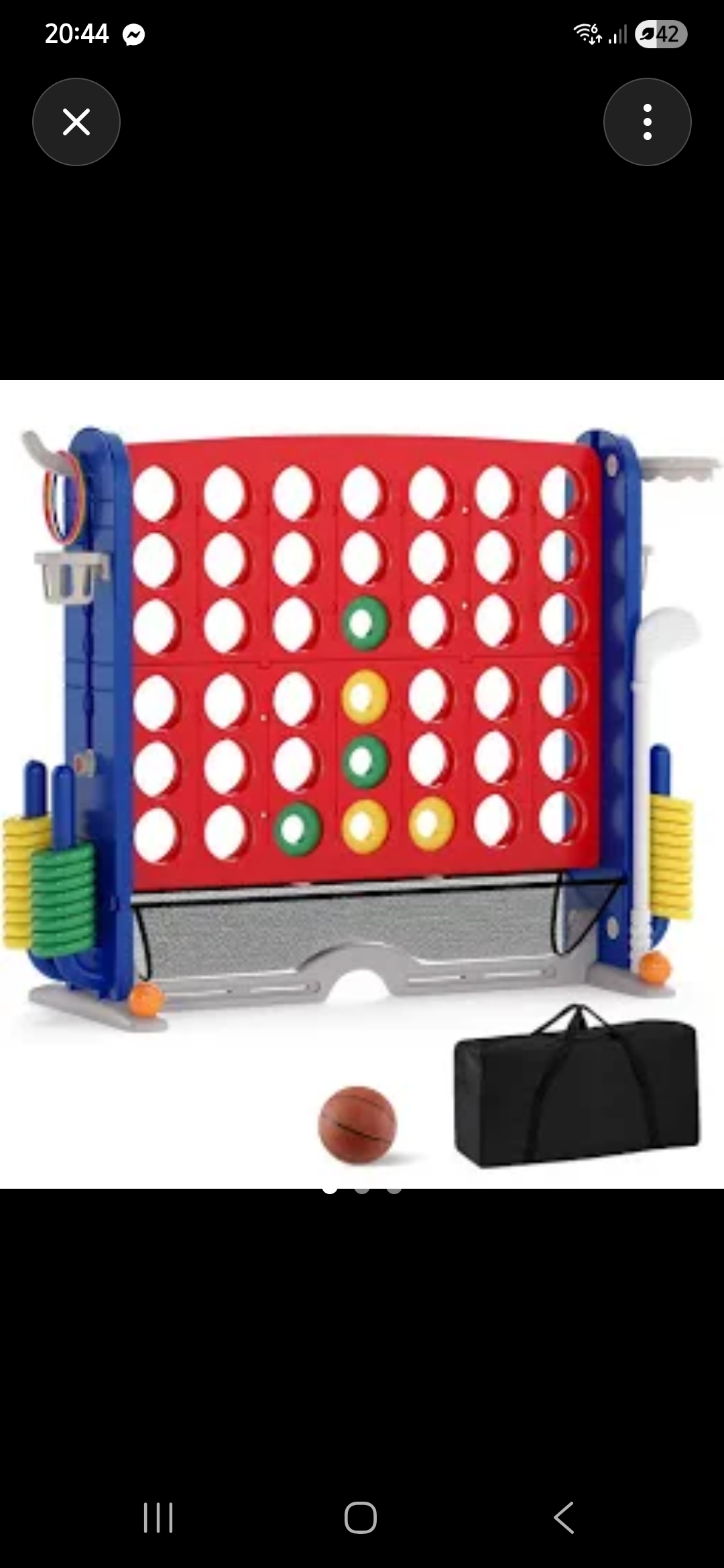 Mega 4 op een rij / 4 in 1 spel   (GEEN BEVESTIGING BINNEN HET UUR CONTACTEER ONS